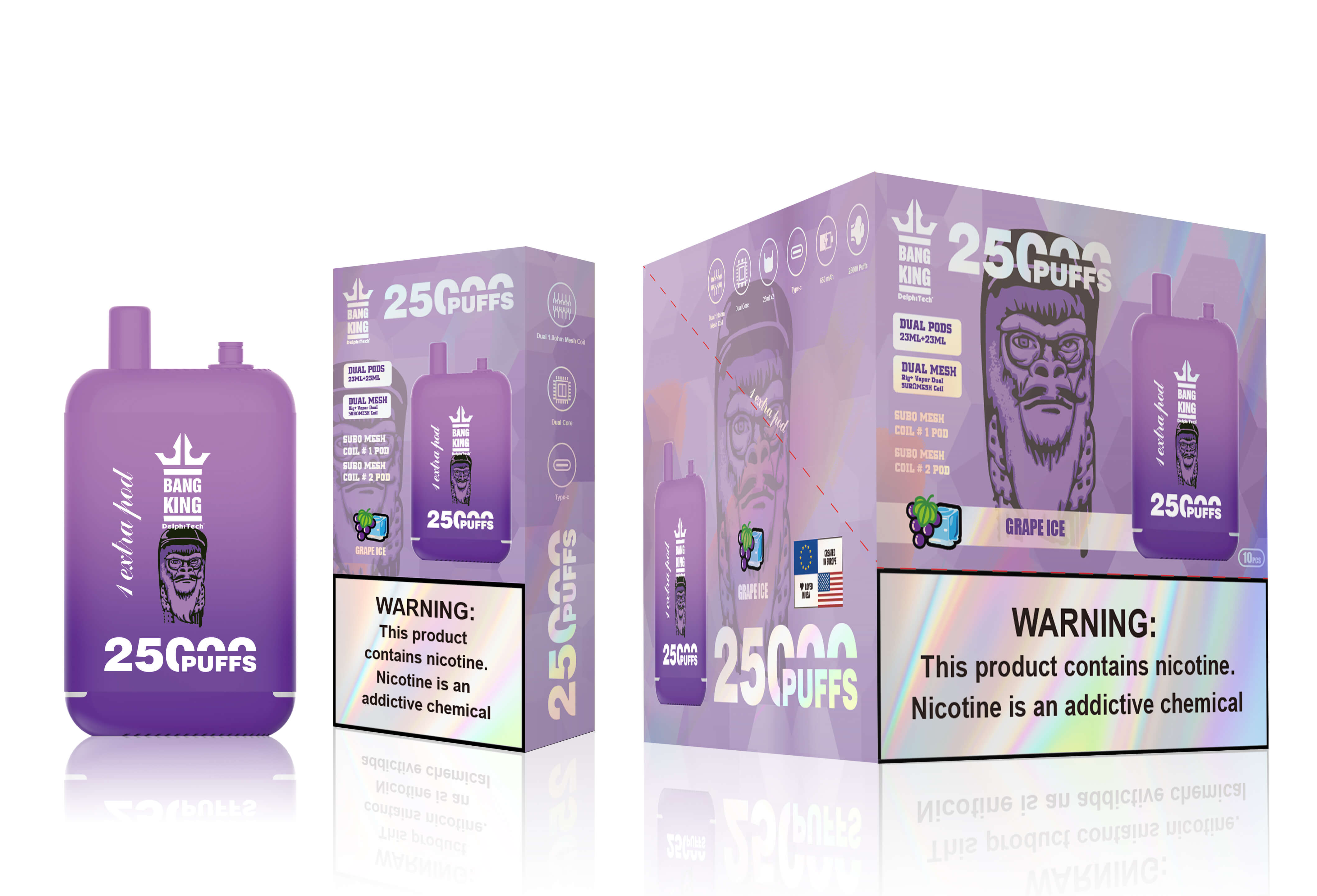 Bang King 25000 Puffs Disposable Vape使い捨てベイプ