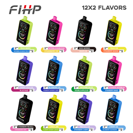 Fihp36000puff double flavor with Screenスクリーン付きダブルフレーバー