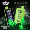 BOOD46000puffs double flavor with screenスクリーン付きダブルフレーバーニコチン3％