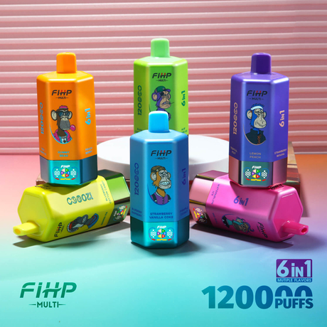 Fihp120000puff six flavor super big sizeシックスフレーバー・スーパービッグサイズ