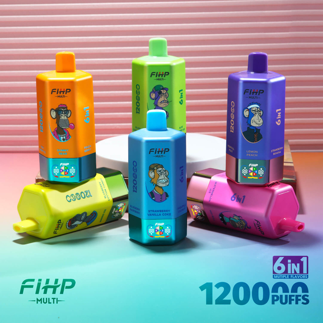 Fihp120000puff six flavor super big sizeシックスフレーバー・スーパービッグサイズ