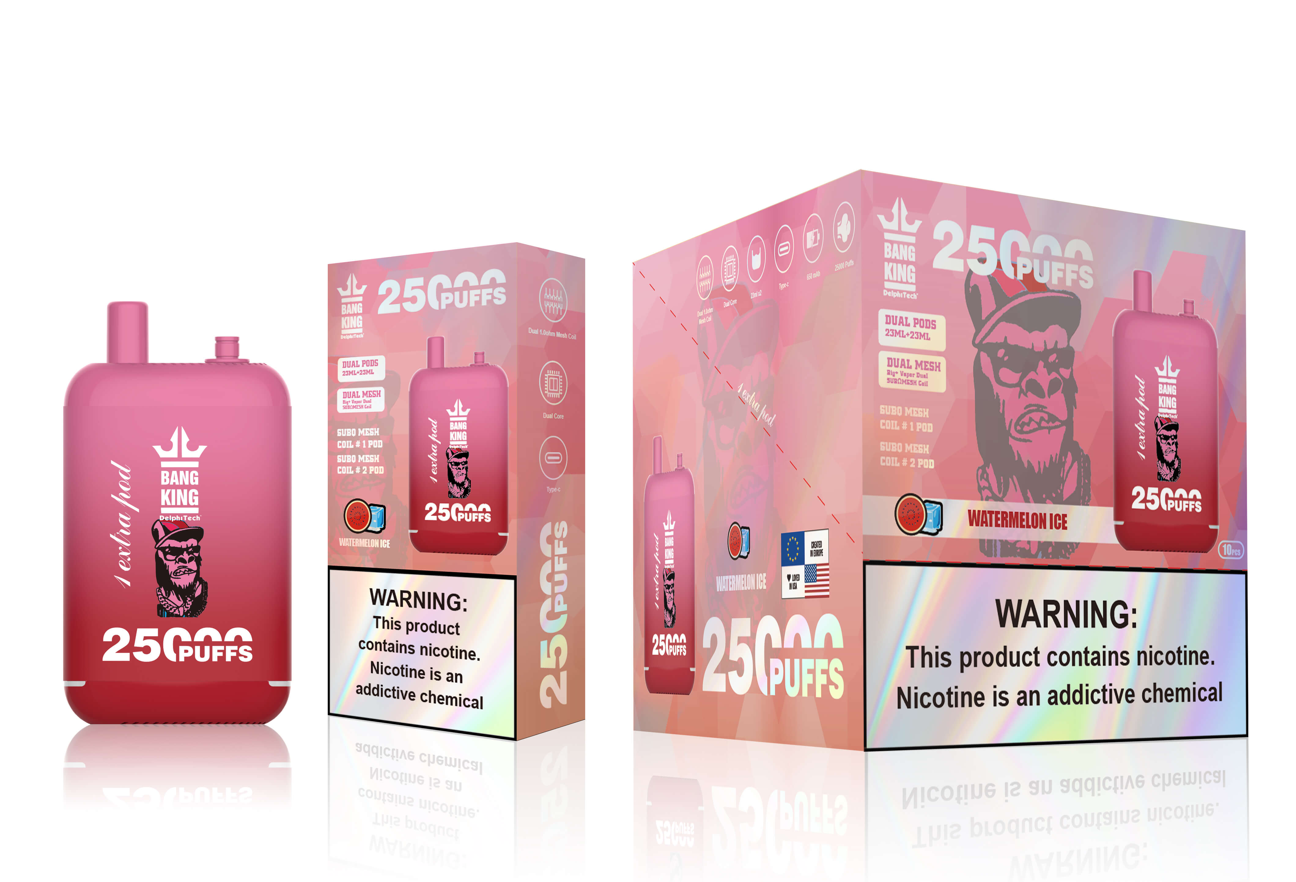Bang King 25000 Puffs Disposable Vape使い捨てベイプ