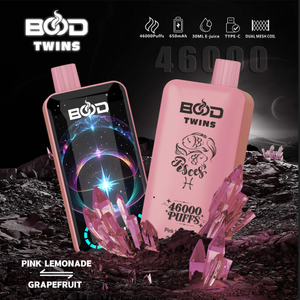 BOOD46000puffs double flavor with screenスクリーン付きダブルフレーバーニコチン3％
