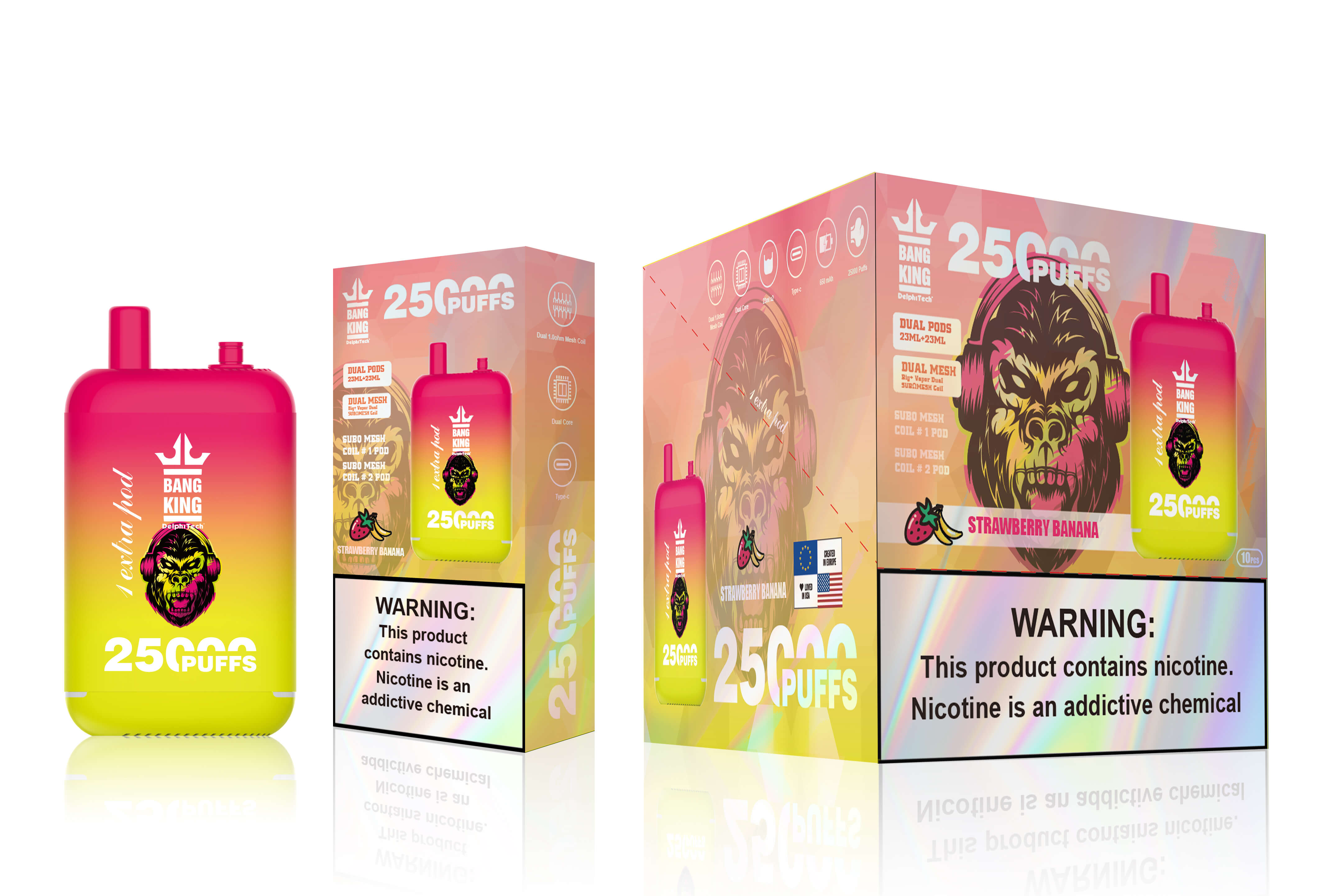 Bang King 25000 Puffs Disposable Vape使い捨てベイプ