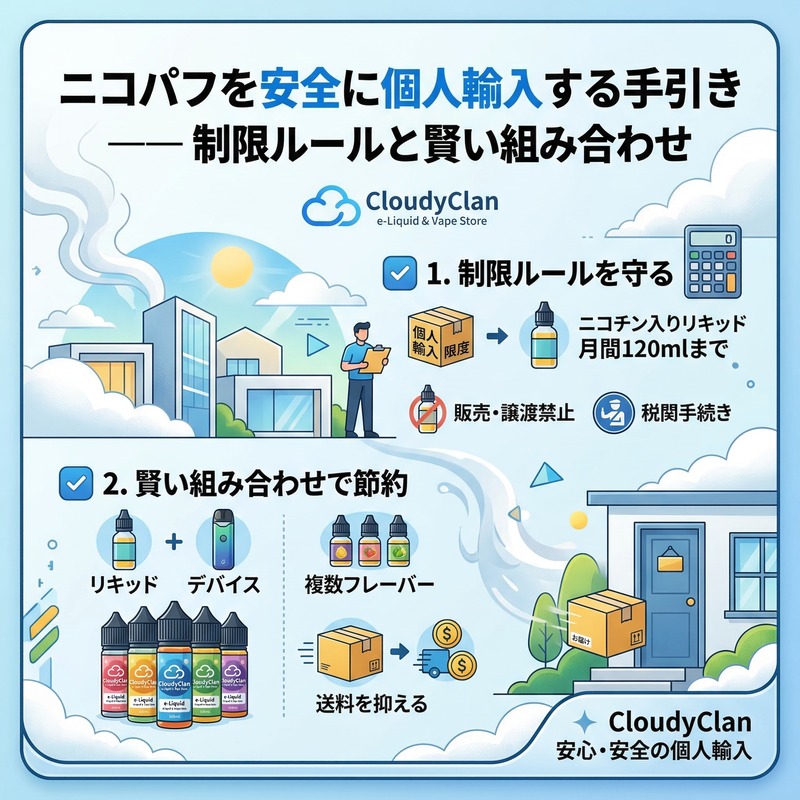 ニコパフを安全に個人輸入する手引き —— 制限ルールと賢い組み合わせ